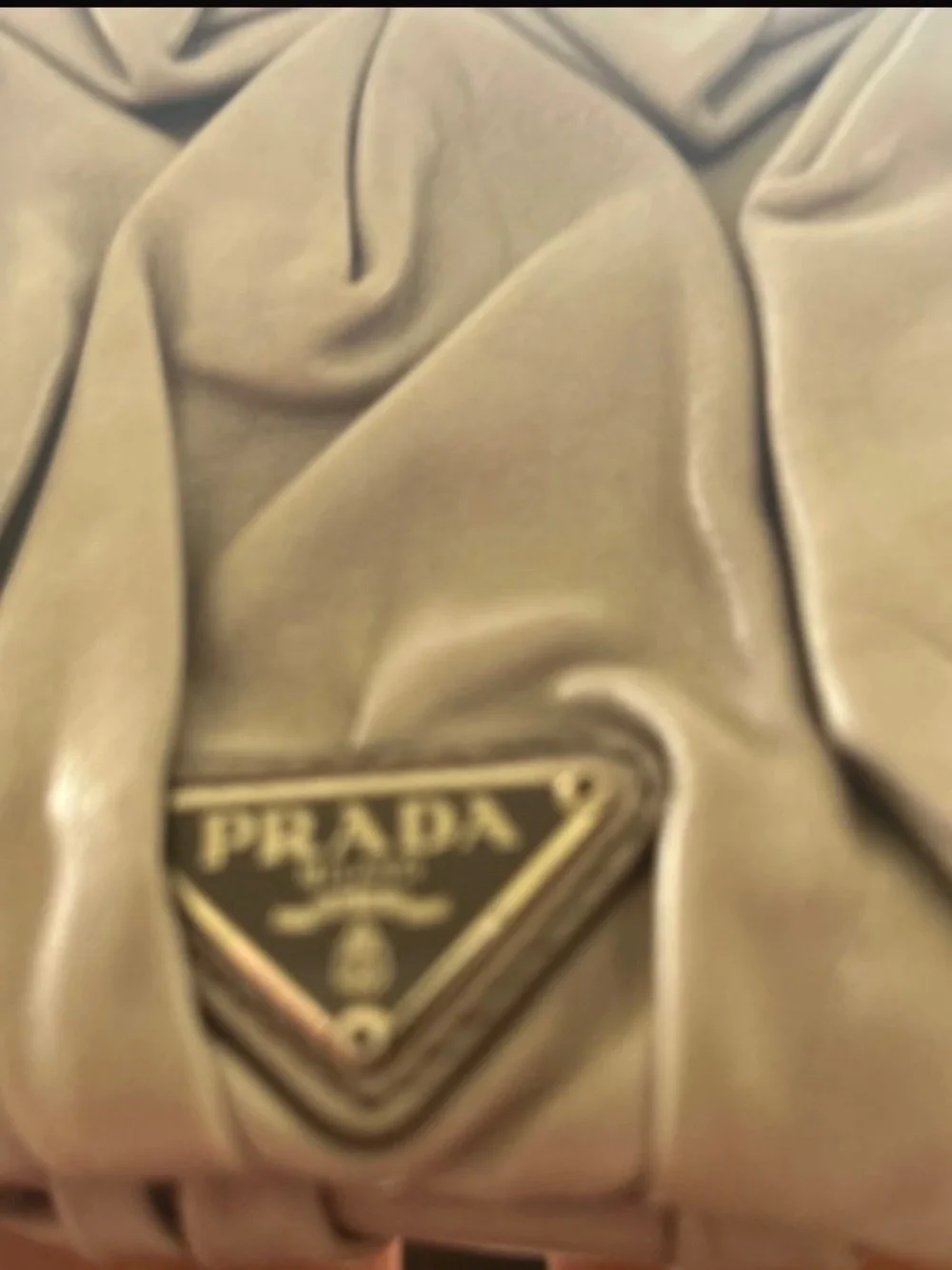 Vintage Prada Royal Calf Leather Pochette Clutch Bag